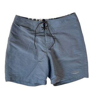 Y2K Vintage Patagonia Pataloha Men's Blue Gray Board Swimming Shorts Size 31